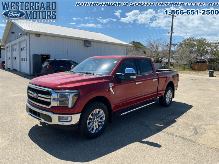 Used Crew Cab 2024 Ford F-150 W5L Rapid Red Metallic Tinted Clearcoat