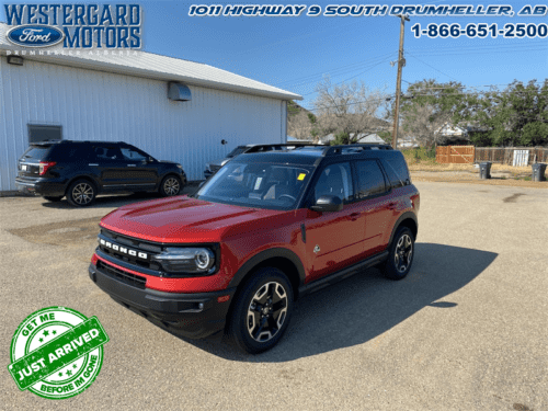 Used SUV 2024 Ford Bronco Sport R9C Hot Pepper Red Metallic Tinted Clearcoat