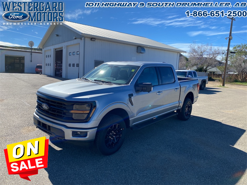 Used Crew Cab 2024 Ford F-150 W3L Iconic Silver Metallic