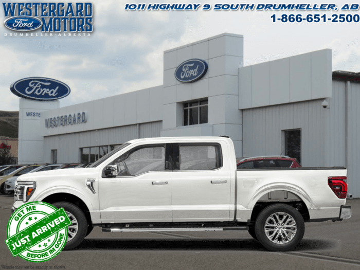 Used Crew Cab 2024 Ford F-150 W5L Star White Tri-Coat