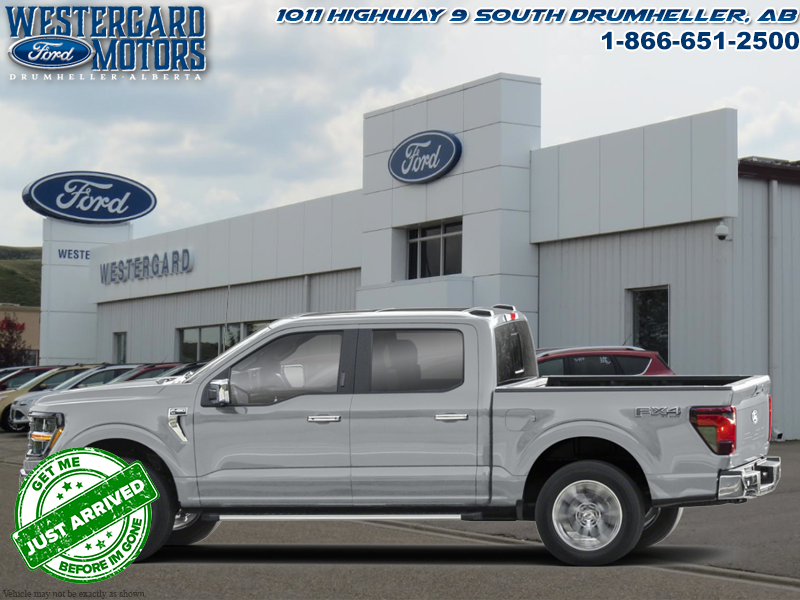 Used Crew Cab 2024 Ford F-150 W3L Iconic Silver Metallic