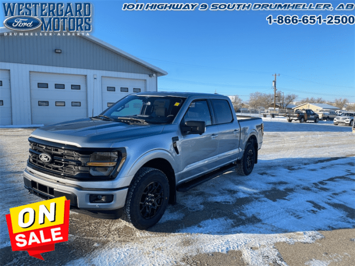 Used Crew Cab 2024 Ford F-150 W3L Iconic Silver Metallic