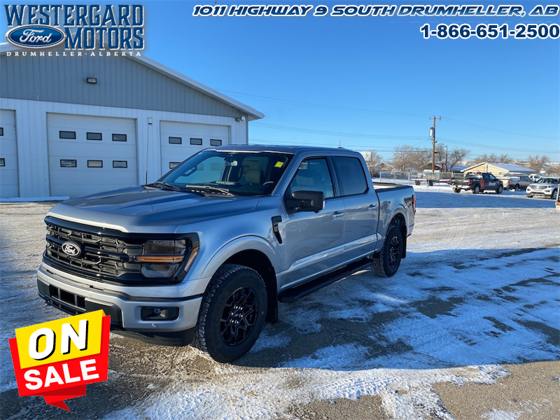 Used Crew Cab 2024 Ford F-150 W3L Iconic Silver Metallic