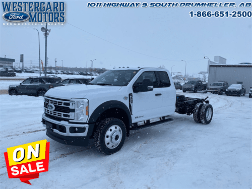 Used Extended/Double Cab 2024 Ford F-550 Super Duty DRW X5H Oxford White