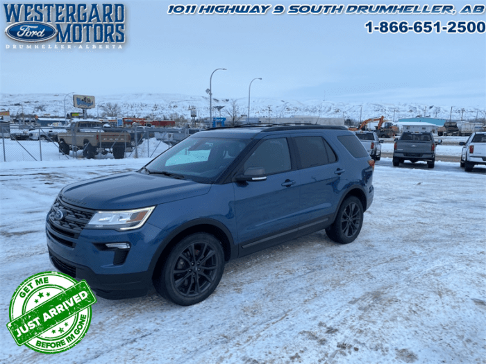 Used SUV 2018 Ford Explorer XLT Blue Metallic