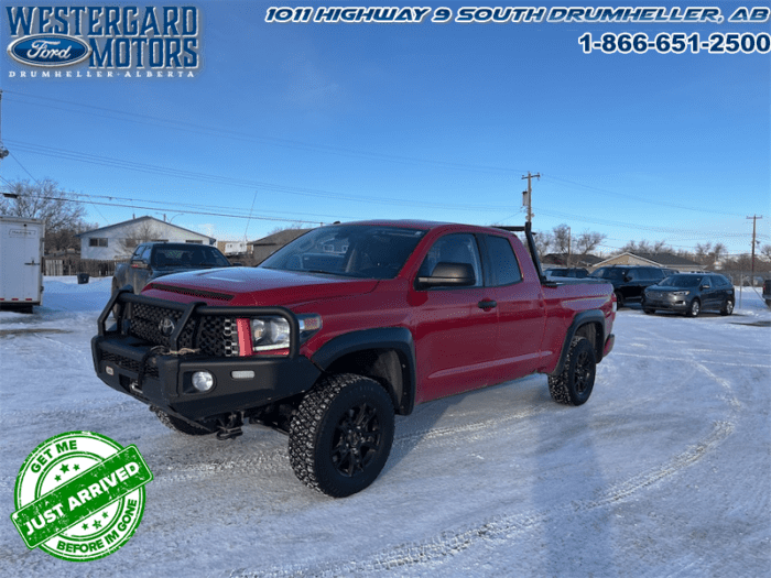 Used Extended/Double Cab 2019 Toyota Tundra SR5 Red