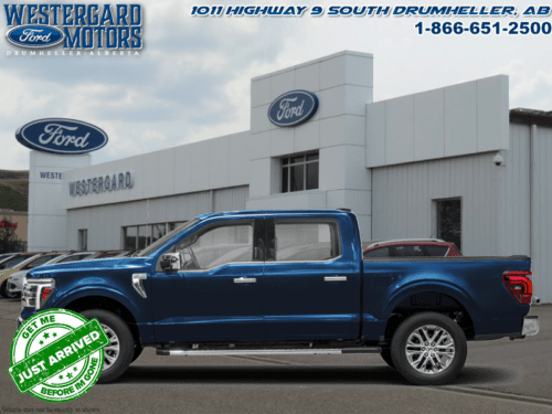 Used Crew Cab 2025 Ford F-150 W5L Antimatter Blue Metallic